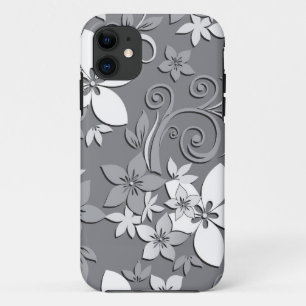 Capa Para iPhone 11 Papel de parede de flores 2