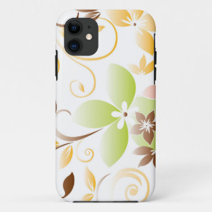 Capa Para iPhone 11 Papel de parede de flores 5
