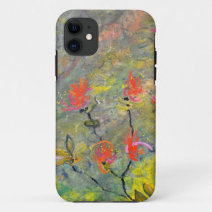 Capa Para iPhone 11 Papoilas abstratas