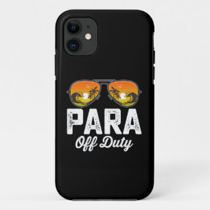 Capa Para iPhone 11 Para fora do dever Paraprofissional Último dia de