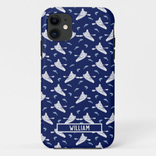 Capa Para iPhone 11 Para Kayakers Marinho Personalizado Blue Kayak