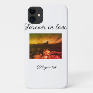 Capa Para iPhone 11 Para sempre apaixonados adicionar foto do casal ca