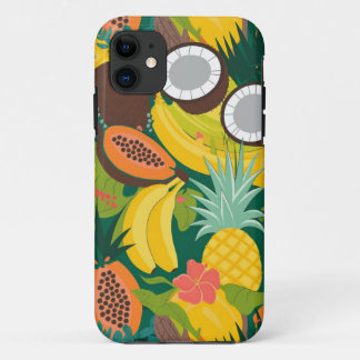 Capa Para iPhone 11 Paraíso de Fruta tropical