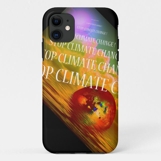 CAPA PARA iPhone 11 PARAR AS ALTERAÇÕES CLIMÁTICAS (Verso)