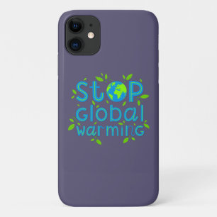 Capa Para iPhone 11 Parar o aquecimento global