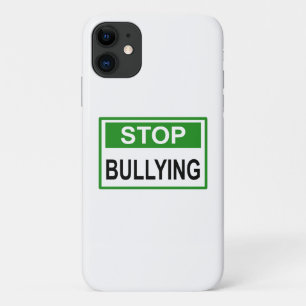Capa Para iPhone 11 Parar Sinal de Bullying Verde