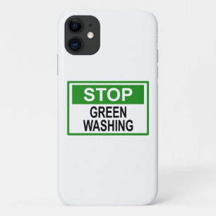 Capa Para iPhone 11 Parar Sinal de Lavagem em Verde