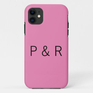 Capa Para iPhone 11 Parceiro romântico de casamento adicionar letra in