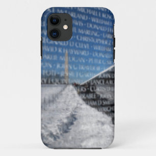 Capa Para iPhone 11 Parede memorável de Vietnam durante o inverno