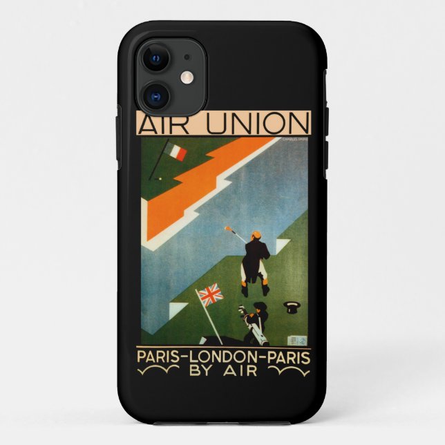 Capa Para iPhone 11 Paris - Londres - Paris por Air (Verso)