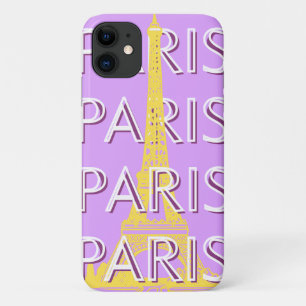 Capa Para iPhone 11 Paris, Viagem Art, Minimalista, Pastel Viagem Art
