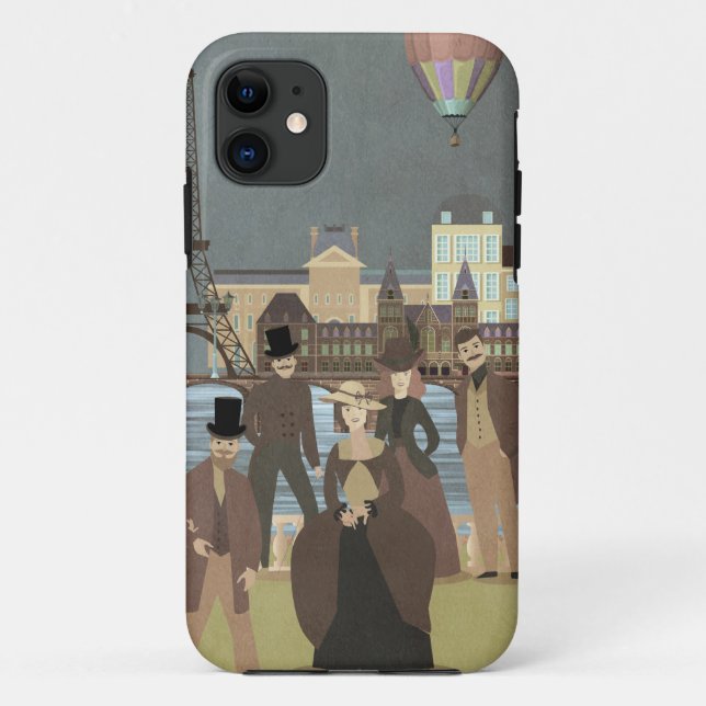 Capa Para iPhone 11 Paris vitoriana (Verso)