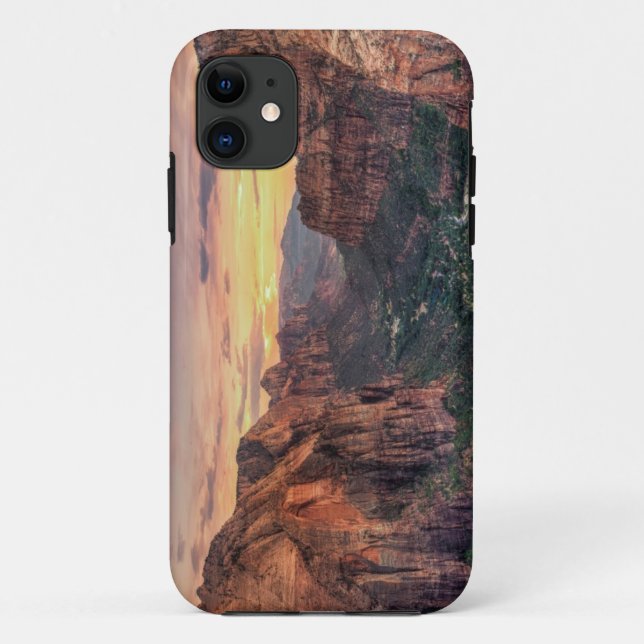 Capa Para iPhone 11 Parque nacional da garganta de Zion (Verso)