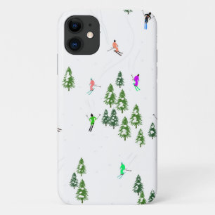 Capa Para iPhone 11 Partido Freeride Alpino Skiers Skiing  