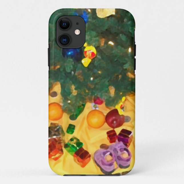 Capa Para iPhone 11 Party _Merry christmas _iphone (Verso)