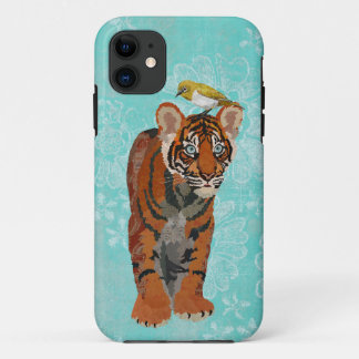 CAPA PARA iPhone 11 PÁSSARO E OURO
