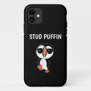 Capa Para iPhone 11 Pássaro Engraçado Puffin