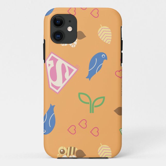 Capa Para iPhone 11 Pássaros Supergirl e o Laranja das Abelhas (Verso)