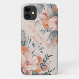Capa Para iPhone 11 Pastel Bloom Elegance: Caso Floral iPhone/iPad