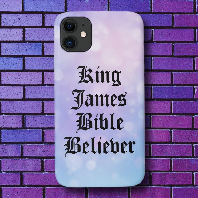 Capa Para iPhone 11 Pastel Christian Faith King James Bíblia Trust (Criador carregado)