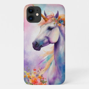 Capa Para iPhone 11 Pastel Color Unicorn