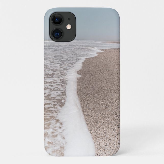 Capa Para iPhone 11 Pastel Ocean Waves Beach iPhone 11 Case (Verso)