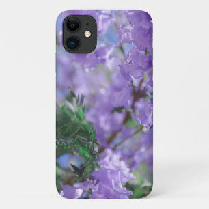 Capa Para iPhone 11 Pastel Pale Purple Jacaranda Flor iPhone 11 Caso