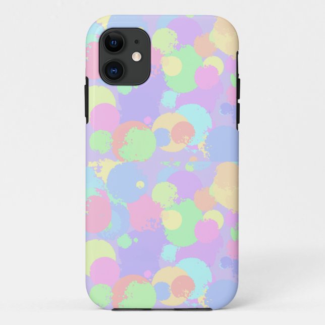 Capa Para iPhone 11 Pasteltinten zonder tekst telefoonhoesje (Verso)