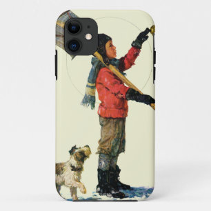 Capa Para iPhone 11 Pato-colhereiro da neve