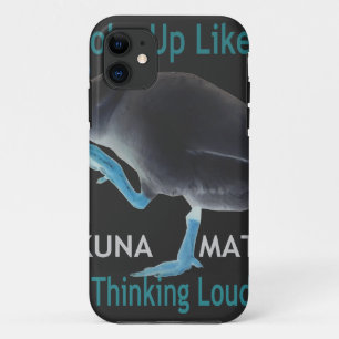 Capa Para iPhone 11 Pato com eu acordei como este texto do & Hakuna Ma