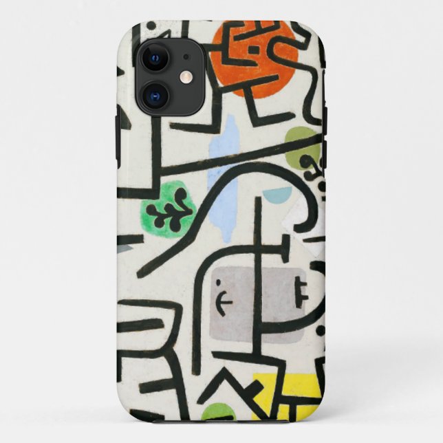 Capa Para iPhone 11 Paul Klee Rich Harbor Abstrato Expressionismo (Verso)