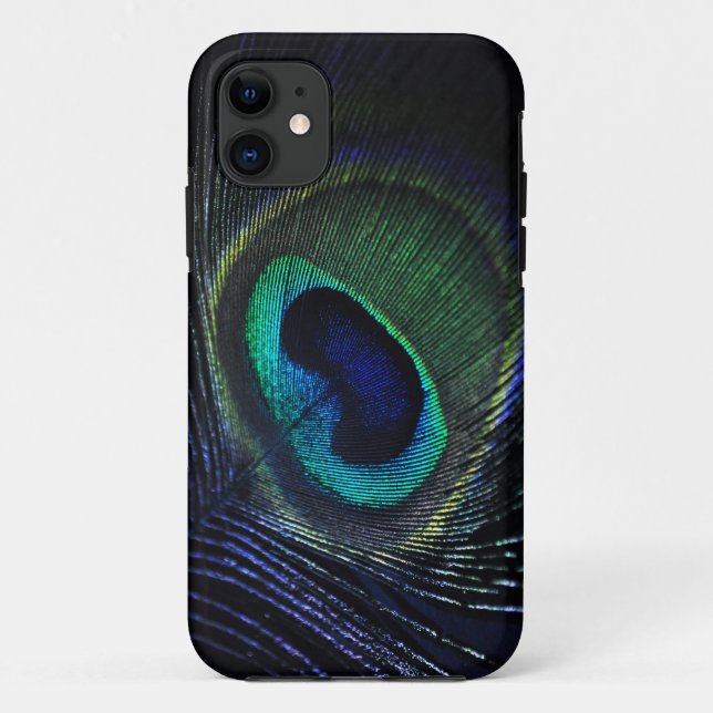 Capa Para iPhone 11 Pavão (Verso)