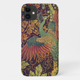 Capa Para iPhone 11 Pavão e geleia floral vitoriana