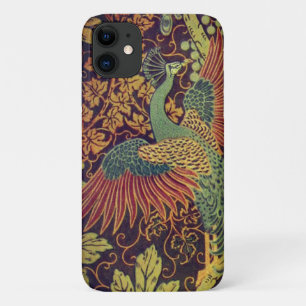 Capa Para iPhone 11 Pavão e geleia floral vitoriana