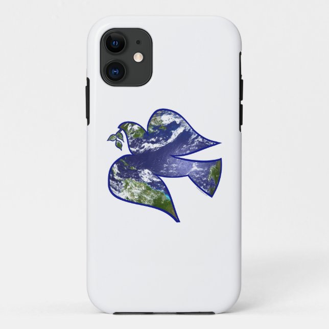 Capa Para iPhone 11 Paz na Terra Dove (Verso)