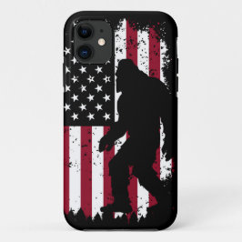 Capa Para iPhone 11 Pé Grande Patriótico