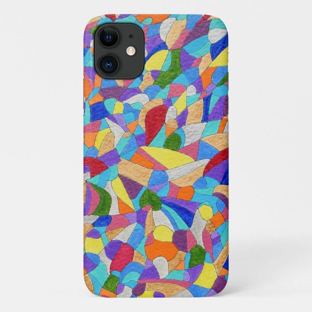 Capa Para iPhone 11 Pebolhas em uma praia (Verso)
