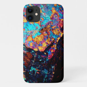 Capa Para iPhone 11 Pedra de gema de chalcopyrite mineral