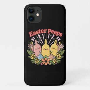 Capa Para iPhone 11 Peeps de Páscoa