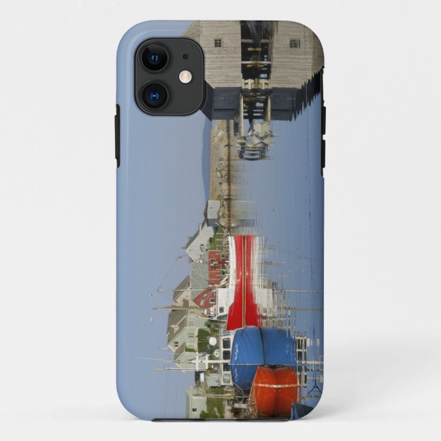 Capa Para iPhone 11 Peggy's Cove, Nova Escócia, Canadá (Verso)