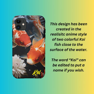 Capa Para iPhone 11 Peixe Koi