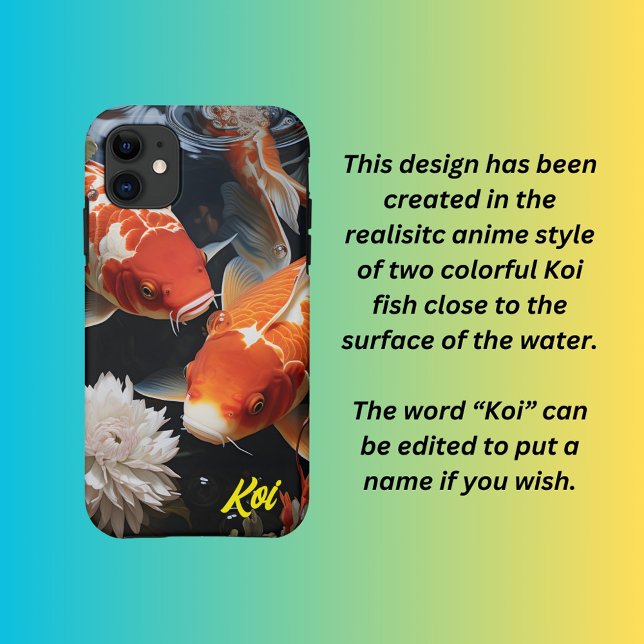 Capa Para iPhone 11 Peixe Koi (Criador carregado)