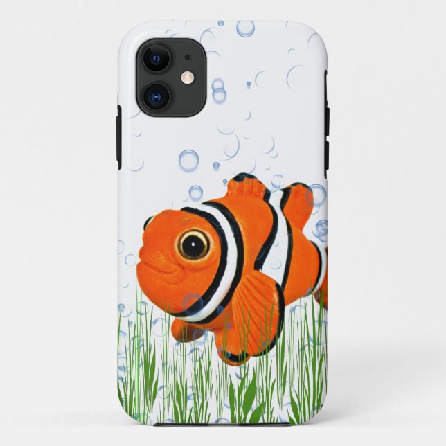 Capa Para iPhone 11 Peixe-Palha (Verso)