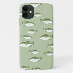 Capa Para iPhone 11 Peixe verde-azeitona