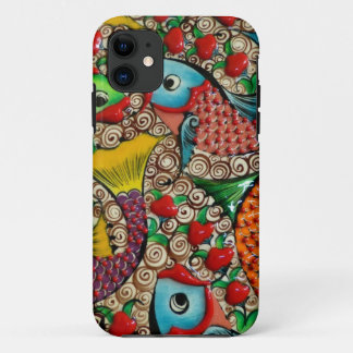 Capa Para iPhone 11 Peixes artísticos