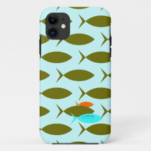 Capa Para iPhone 11 Peixes modernos