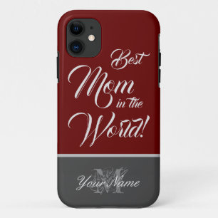 Capa Para iPhone 11 Pela melhor mãe do mundo!