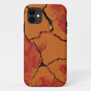 Capa Para iPhone 11 pele animal com cobertura de crack