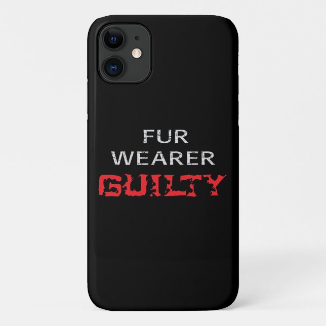 Capa Para iPhone 11 Pele culpada (Verso)