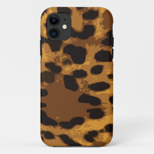 Capa Para iPhone 11 Pele Leopard